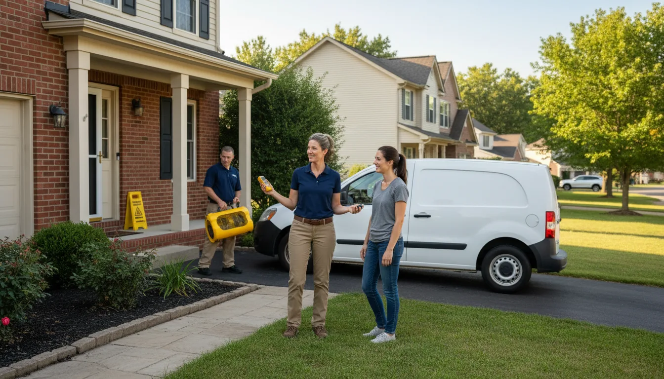 Water restoration image for Home Water Damage Repair in Clarksburg, WV